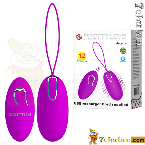 Pretty Love Joyce remote control vibrating egg with 12 modes