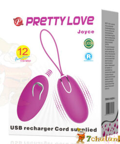 Pretty Love Joyce remote control vibrating egg with 12 modes