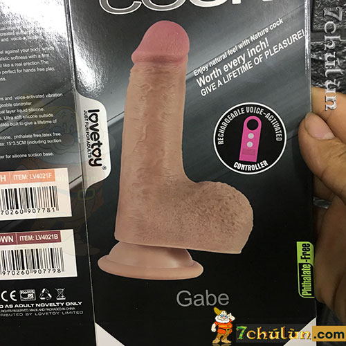 Lovetoy Gabe wall-mounted dildo 15x3.5cm
