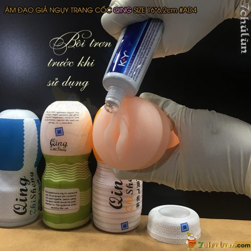 Am Dao Gia Gia Re Trang Trang Coc Qing is more supple with boi tron gel