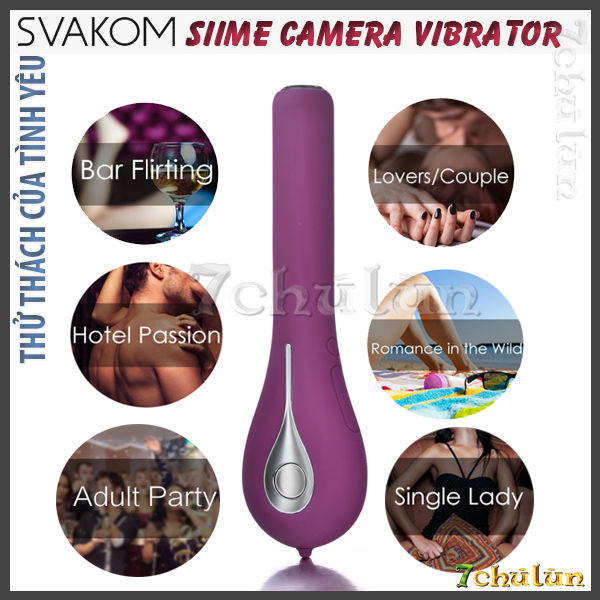Premium sextoy Svakom Siime Vibrator with 6 vibration modes, making her satisfied