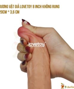 Duong Vat Gia Silicon Lovetoy Sieu Mem 8 inch de dang dua nang len dinh