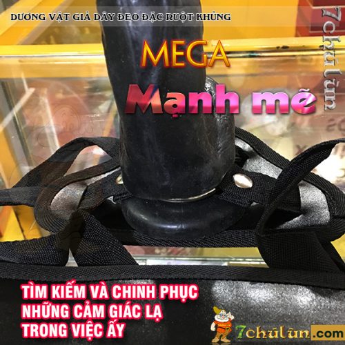 Huge Mega strap-on dildo