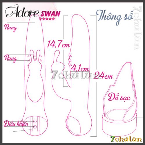 Super high quality dildo💙 Adore Swan