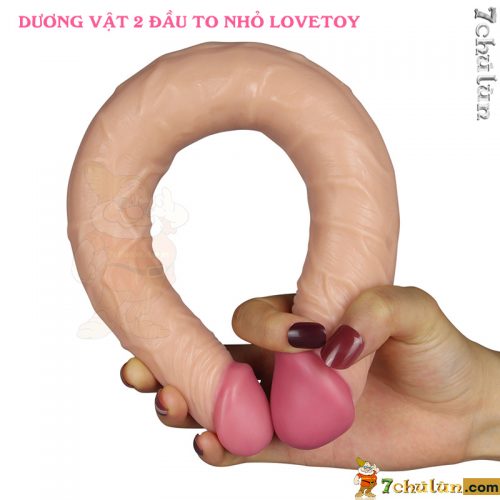 Lovetoy fake cock💋 has skin color like real cock✅ 2 different big and small heads