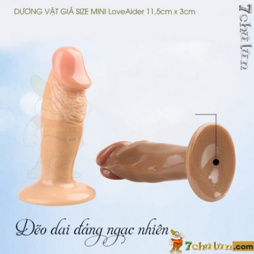 Dương vật giả Loveaider☑️ hít tường 💟11,5cmx3cm