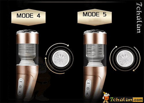 Katerina 2 automatic retractable vibrating fake vagina from Alighiter