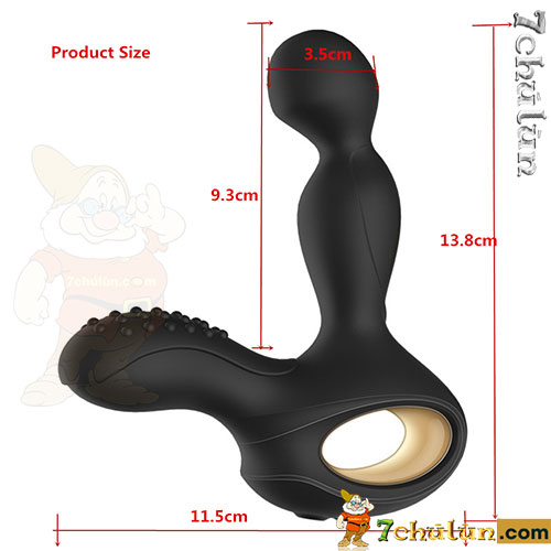 Size specifications of remote controlled Cako temperature vibrating anal sextoy