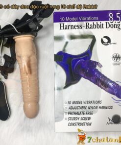 Dương vật giả✅ có dây đeo cho nữ Rabbit có rung
