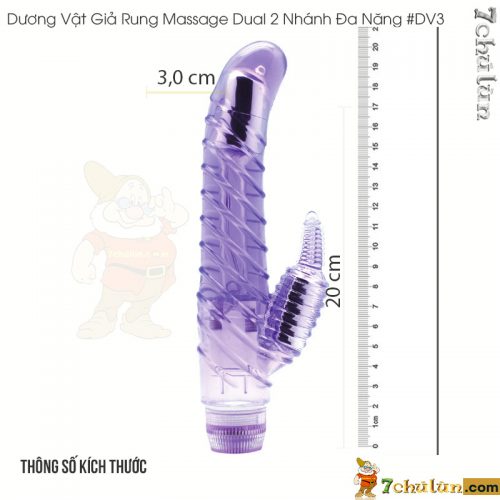 Duong Vat Gia Vibration Massage Dual size measurement