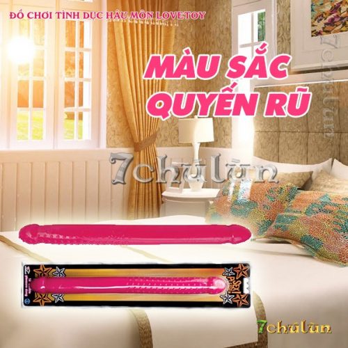2-headed dildo💓 Dong-Pink Great dong☑️ lesbian lover 2
