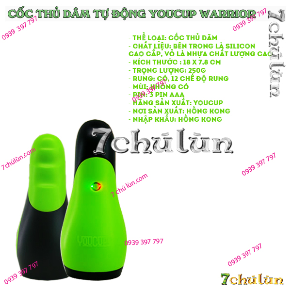 coc thu dam tu dong Youcup Warrior helps you relieve your physiology effectively