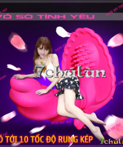Clamshell masturbation dildo with strap on #TR66