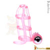 Bao cao su don den luoi rung Sweet Cage thiết kế mới lạ độc đáng có thêm rung làm tăng cảm giác sung sướng