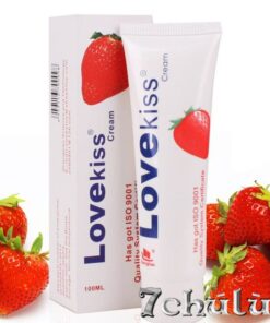 Love kiss lubricant gel strawberry flavor 100% water-based large bottle 100ml #GEL2