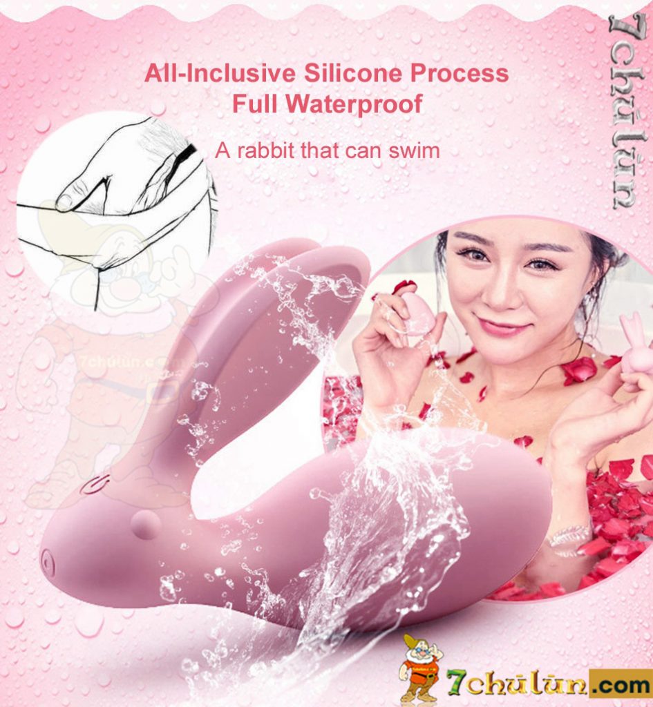 Central vibration love massage am dao Luxeluv RABBIT-de-dang-lam-buom-nang-uot-at-7