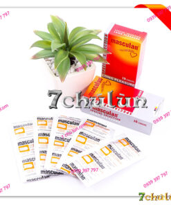 Masculan extremely thin dotted ribbed condoms last longer