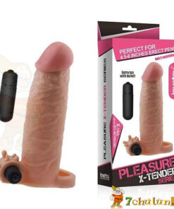 Bao đôn dên có rung siêu mềm chân thật Lovetoy Extra fun with bullett 178mm