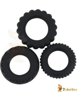 1-bo-3-vong-deo-duong-vat-TITAN-silicone-gai-bi