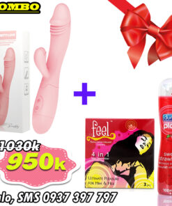 Pretty Love Snappy Women’s Sex Toy Combo Rechargeable Battery + Durex Gel + Feel Condom
