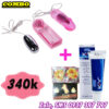 Combo Sex Toys Vibrating Egg Sperm 12 Modes + Durex Gel 100ml