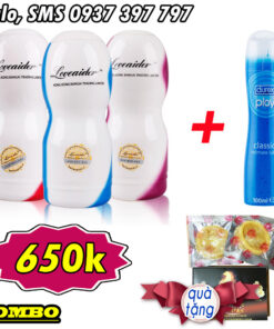 Combo Sextoy For Men Loveaider Vaginal Cup + Durex Gel 100ml