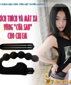 Do Choi Kich Thich Hau Mon Lovetoy Anal Silicone charcoal design thien