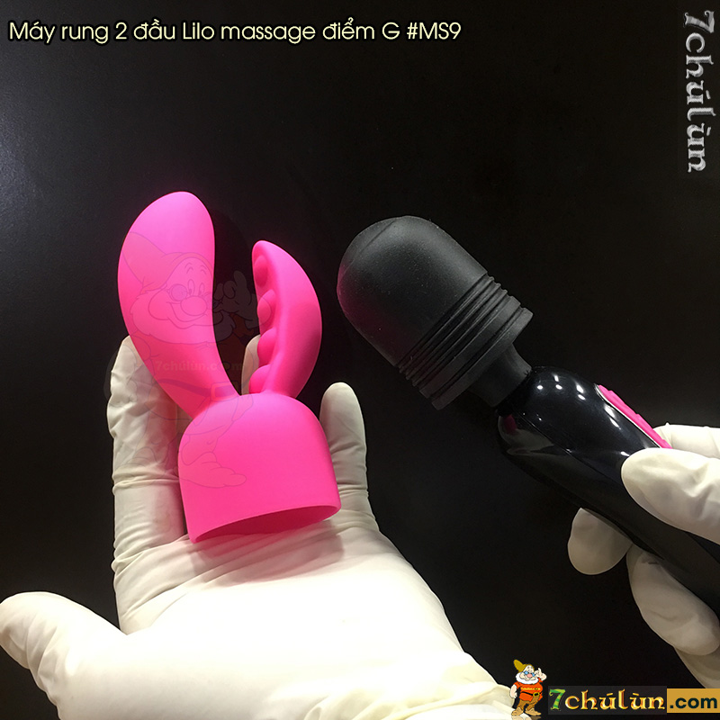 May Massage Kich Diem G Lilo vibrates 2 heads combined with one head