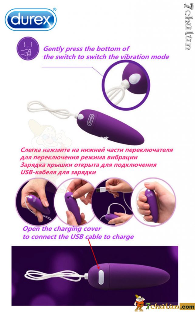 Central vibrating crystal love Durex S Vibe-cach-su-use-de-dang