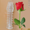 Fully functional vibrating ribbed condom #DON3