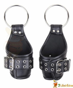 New style O Ring leather wrist lock sex toy #BD14