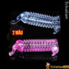 Elastic condom with flexible spikes #DON26