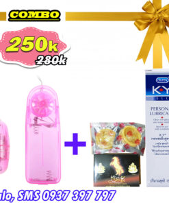 Combo Sextoy for Women Price: Vibrating Egg 1 Head + KY Gel + Condom