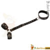 FETISH BALL GAG leather strap jaw lock sadistic toy great combination #BD5