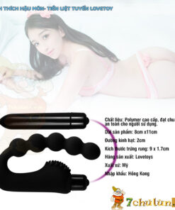 Do Choi Kich Thich Hau Mon Lovetoy Anal Silicone thong tin sextoy