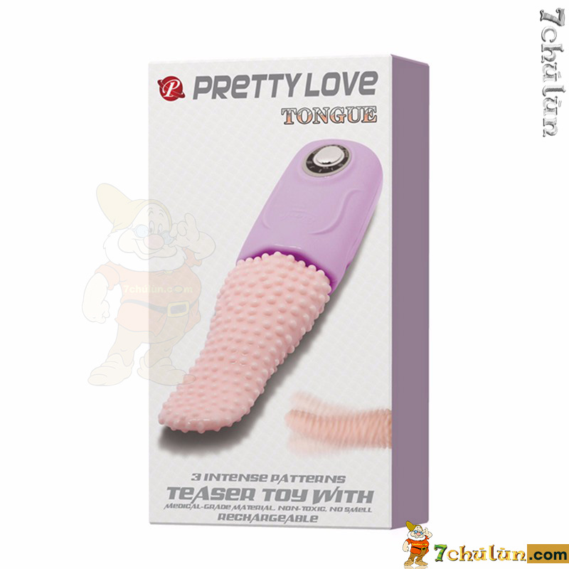Vagina licking tongue ☑️Pretty Love Tounge vibrating massage, spikes soft