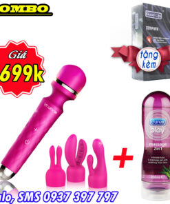 Premium Sex Toy Combo Japanese Sinmis Massager + Durex 2in1 Gel