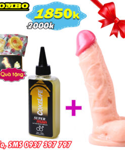 Huge Chisa Super Cock Dildo Sex Toy Combo + CockLiffe Anal Gel