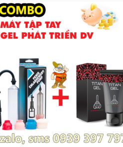 Development combo dv1: Natural penis enlargement Penis Pump+titanium gel