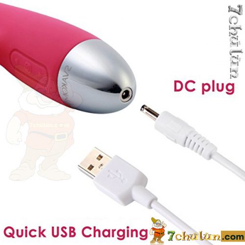 Sextoy for women Svakom Barbara has a discreet, compact charging port design