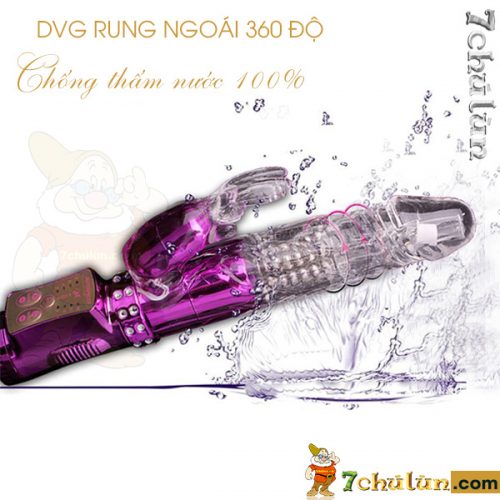 Waterproof Butterfly 360 degree rotating vibrating dildo
