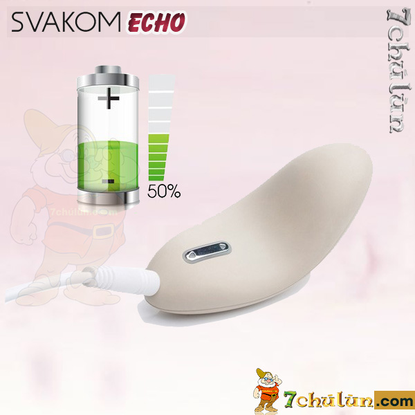 Svakom Echo flexible tongue uses a convenient rechargeable battery