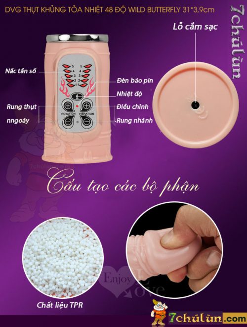 Duong Gia Toa Nhiet 48 Do Thut Wild Butterfly Frame creates crystals