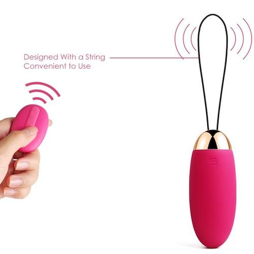 Sextoy for women. Remote control Svakom Elva vibrating egg