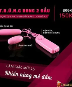 Trứng rung 2 đầu đa năng kích thích bướm xinh