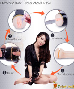 An Dao Gia Silicon Nguy Trang Den Pin AK Hot huong dan su dung