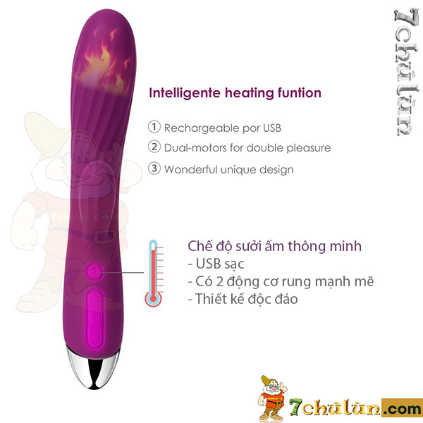 Svakom Angel has an ideal heat-radiating core up to 38 degrees Celsius