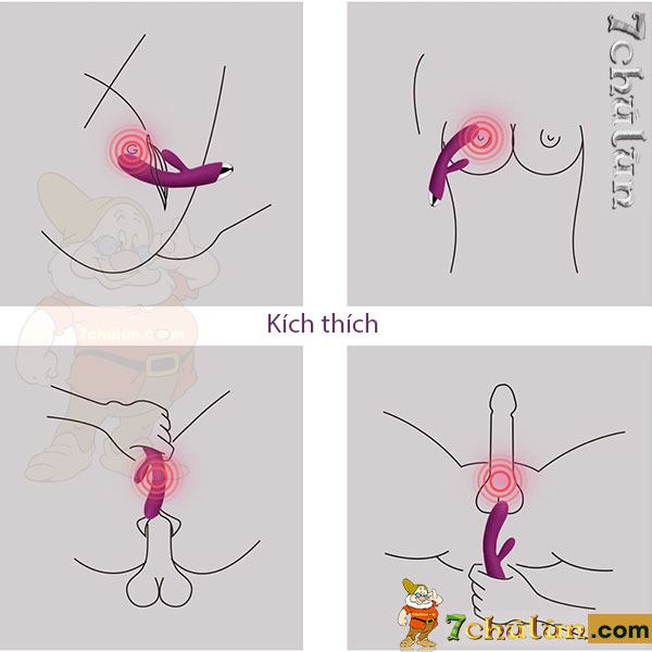 Multifunctional Sextoy Svakom Angel, massages many sensitive points on the body