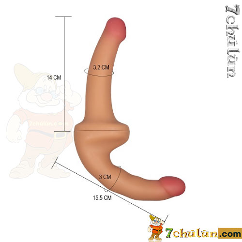 2-headed sextoy😍 super soft for lesbians ✅Lovetoy Holy 2