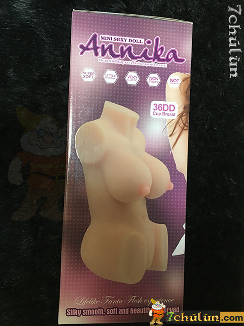 Silicone bust love doll mini for men Annika
